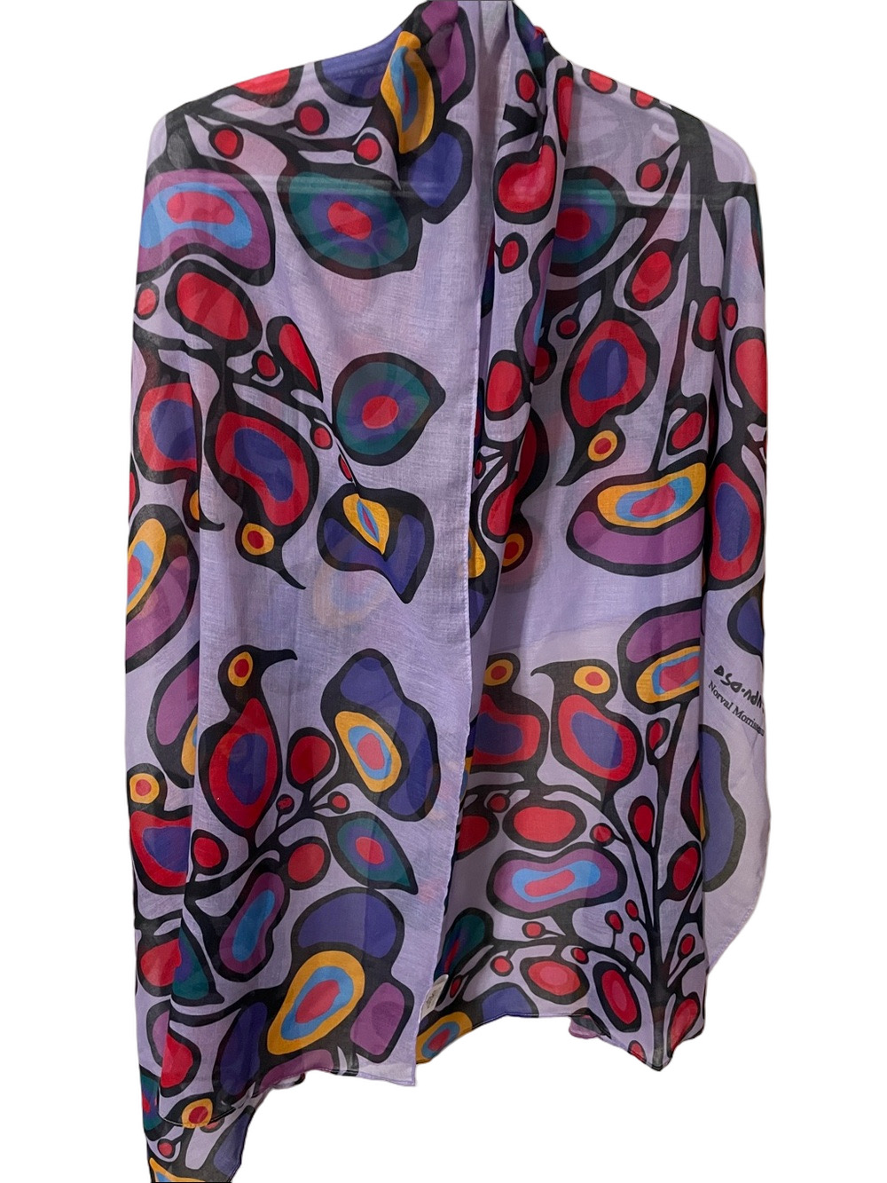 Norval Morrisseau Indigenous Print Scarf